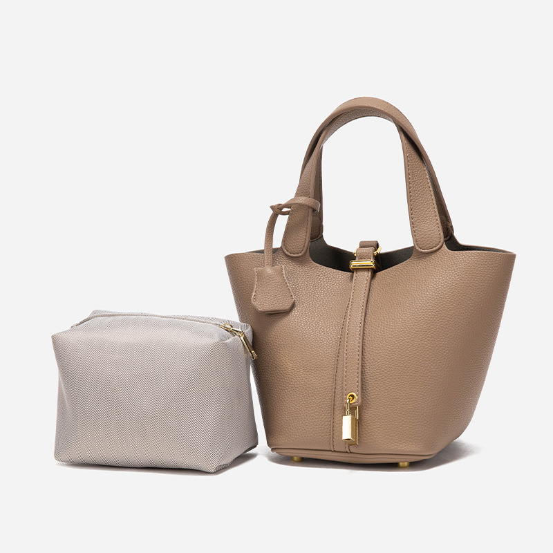 Popular design vegetable basket women's bag women's bucket bag high-end exquisite versatile handbag 2024 new style