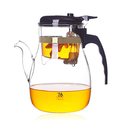 Taiwan 76 push-type office tea elegant cup home tea filter tea water separator glass teapot tea set