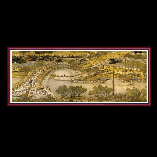 Q683 Qingming River Scene cross stitch full picture 22 meters living room full embroidery  new line embroidery handmade panoramic view yourself