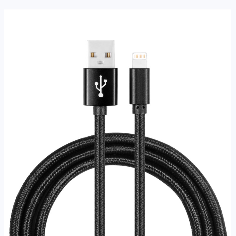 Nylon braided Apple MFI certified data cable fast charging suitable for iPhone MFI certified charging cable wholesale