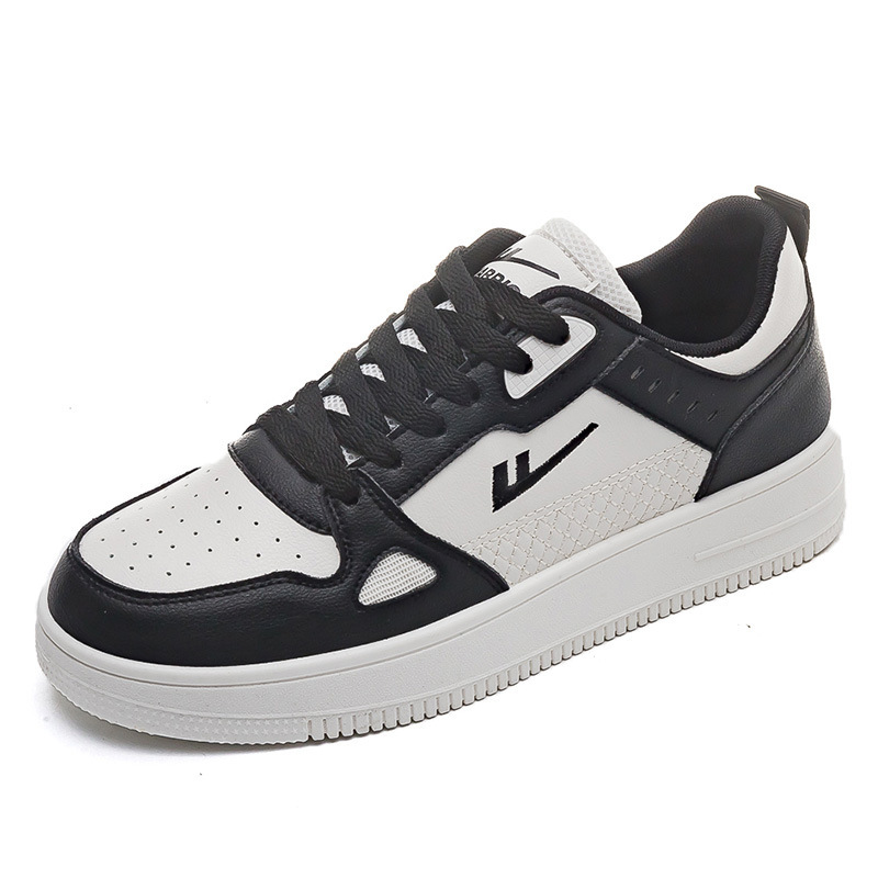 Pull-back sneakers for men 2024 spring new men's shoes versatile fashionable casual shoes low-top thick-soled running shoes for men