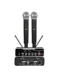 Cross-border private model U-segment rechargeable wireless microphone one-to-two TV KTV mobile phone computer singing dynamic microphone
