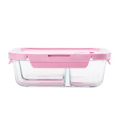 Lunch box student lunch box glass microwaveable glass bowl frozen crisper food seal box picnic box
