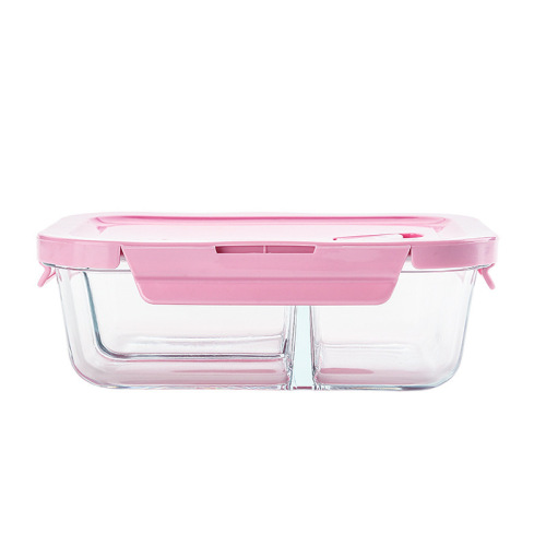 Lunch box student lunch box glass microwaveable glass bowl frozen crisper food seal box picnic box