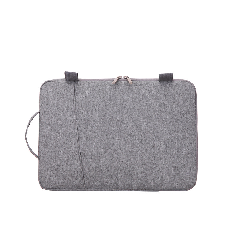 22024 Winter New Business Laptop Buckle Luggage Leather Goods Solid Color Polyester Metal Shoulder Bag Computer Bag