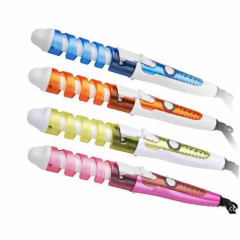 Cross-border mini Morgan spiral hair curler colorful hair iron barber shop home use 8558 electric heating rod hair curler
