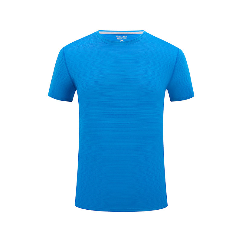 Ice silk quick-drying round neck t-shirt custom printed logo corporate work uniform advertising culture sweatshirt diy wholesale