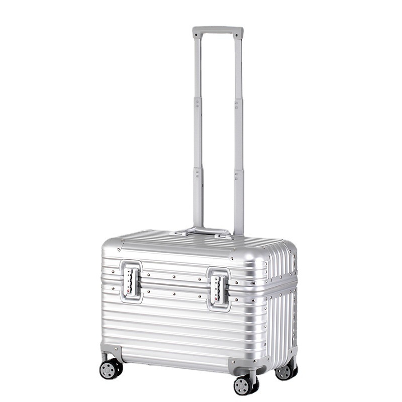 All-aluminum magnesium alloy captain's suitcase, men's suitcase, women's suitcase, photography trolley case, camera case, boarding case, cosmetic case