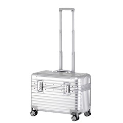All-aluminum magnesium alloy captain's suitcase, men's suitcase, women's suitcase, photography trolley case, camera case, boarding case, cosmetic case