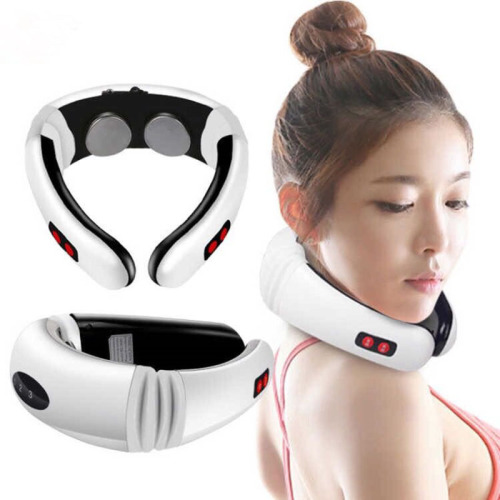 New cervical spine massager multi-functional household intelligent voice pulse hot compress neck protector neck neck massager