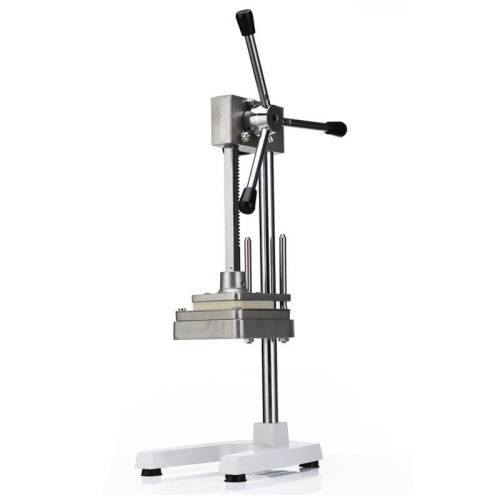 Vertical manual French fries cutting machine, potato strips cutting machine, radish cutting, cucumber cutting machine, dicing machine