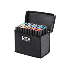 Star 3203 double-headed marker pen set color pen oily student art interior design quick-drying painting brush wholesale