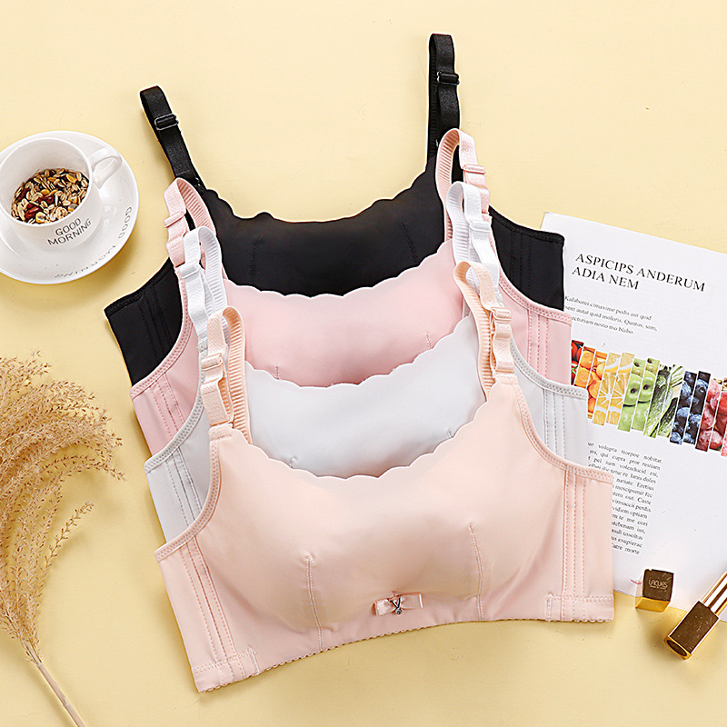 No wire push-up thickened bra small bra 8cm wrap around the chest to hold the secondary breasts tube top style anti-exposure underwear for women