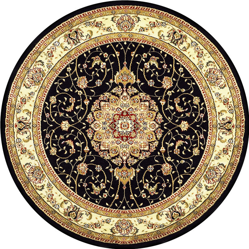 American Persian ethnic style bohemian round carpet home bedroom bedside computer swivel chair hanging basket foot mat