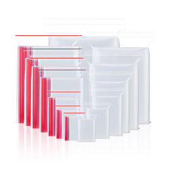 18x26cm ziplock bag wholesale plastic food clip chain plastic seal packaging bag summary bag