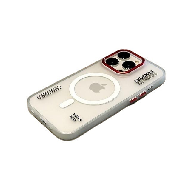 Double-layer skin-feel matte translucent iphone13promax apple 14 magnetic phone case 11 premium 12 hard case