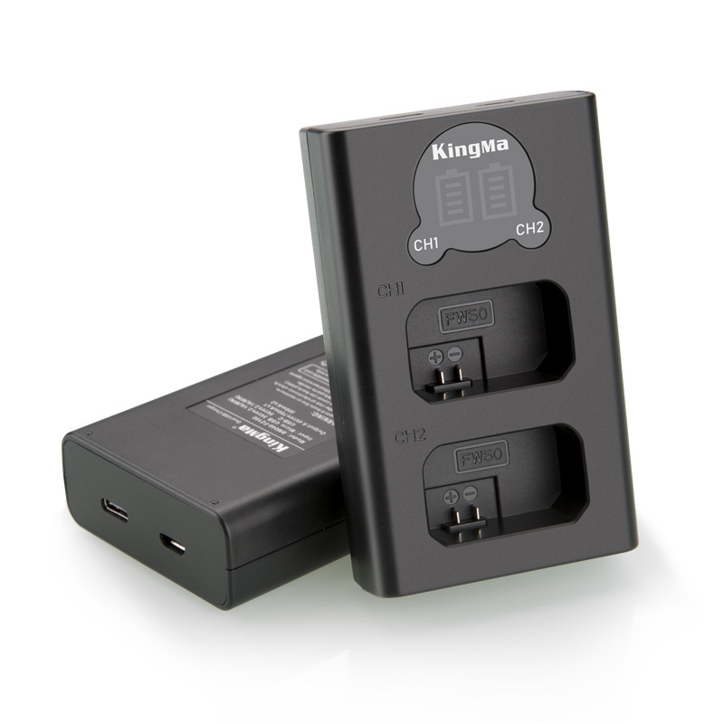 Jinma NP-FW50 charger is suitable for Sony a7r2 a7m2s2 a5000a6500a6000 camera accessories