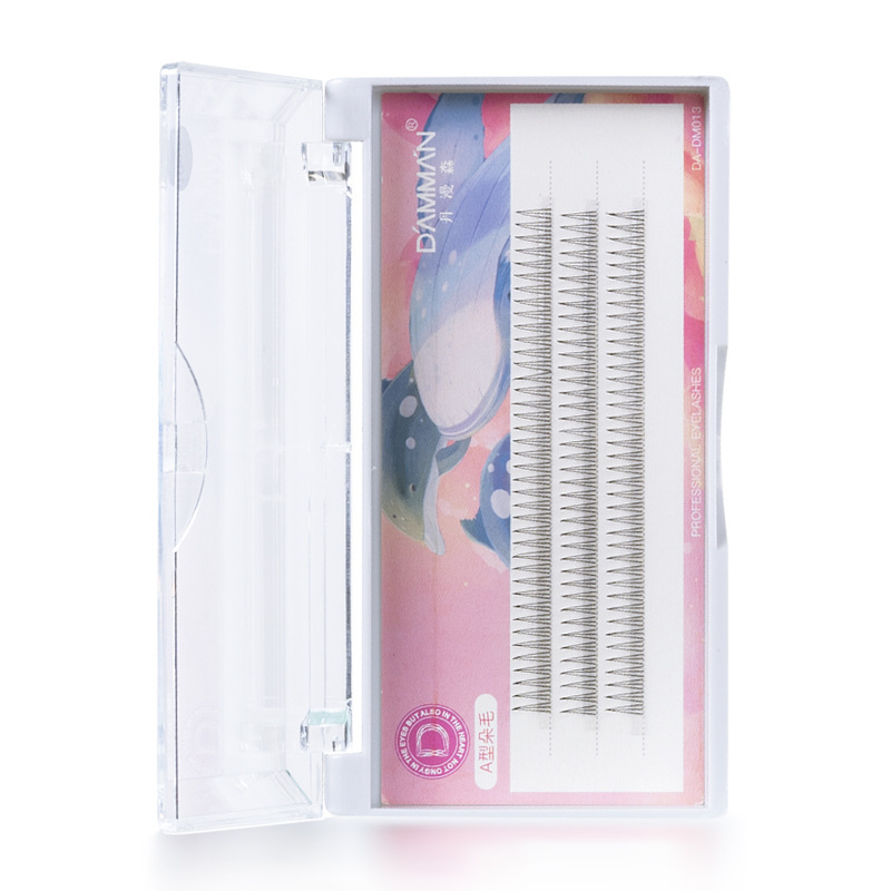 New M-shaped fairy grafted hair Internet celebrity W-shaped grafted eyelashes single cluster A-shaped lower eyelashes fairy style hair
