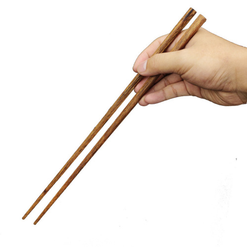 Wholesale catering 30cm 42cm long chopsticks high temperature resistant chicken wing wooden tableware fried chopsticks hot pot chopsticks logo engraving