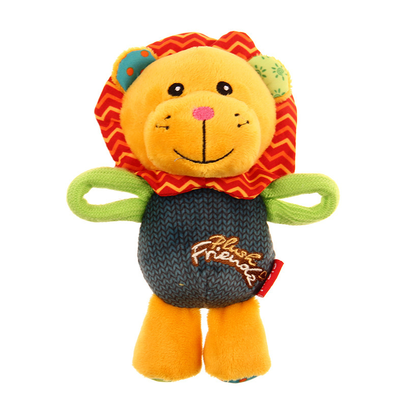 GiGwi Guiwei Toy Medal Series Lion Elephant Donkey Dog Toy Small Dog Plush Sound Doll