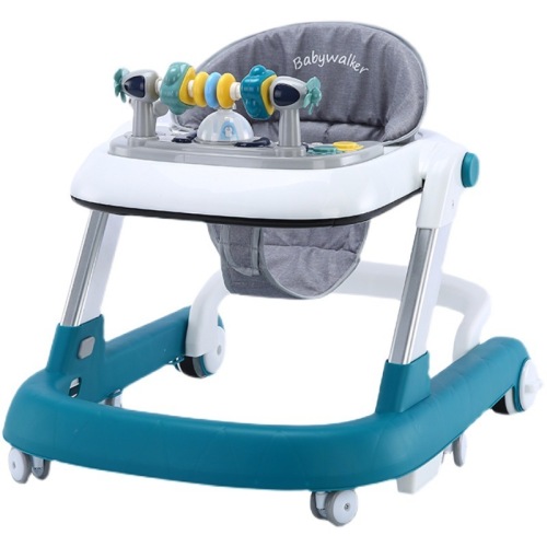 Baby walker, anti-O-leg, multi-functional, anti-rollover, baby girl, boy, can sit on child's aid, learn to walk, push