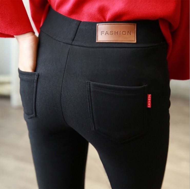 Spring and Autumn New Style Black Pencil Pants Leggings Women's Slimming Stretch Small Foot Pants Plus Size Women