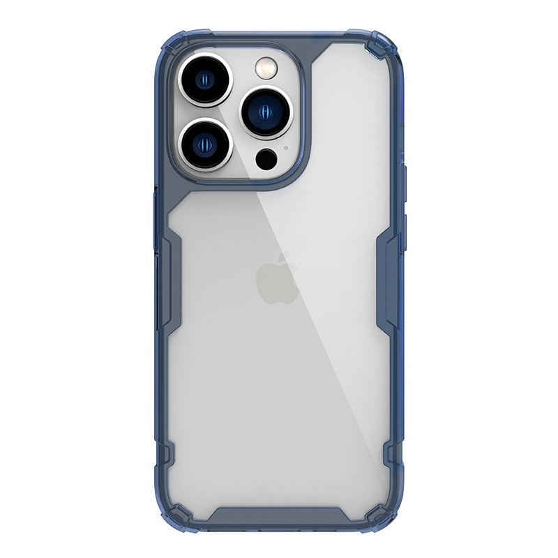 Nillkin suitable for Apple iPhone15 Pro Max transparent protective case anti-fall all-inclusive soft and hard case cross-border