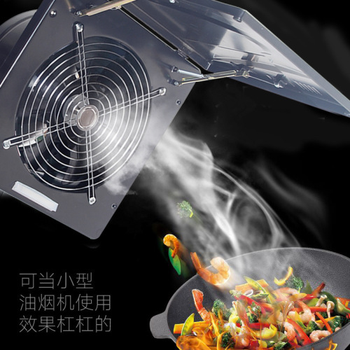 Side-suction range hood household kitchen range hood large suction small rental house smoke machine old-fashioned oil suction machine