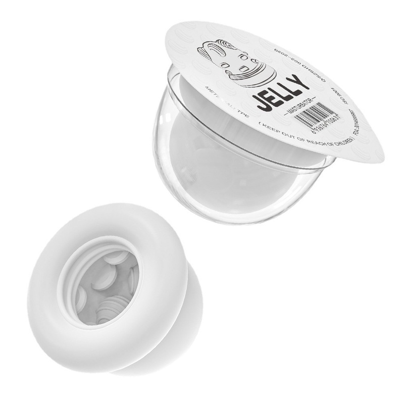 HZY6 Wholesale Jelly Aircraft Cup Fully Automatic Men's Manual Disposable Transparent Stretch Men's Masturbator Penis
