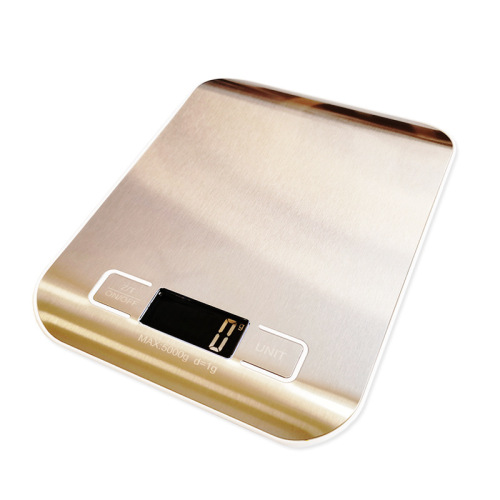 10kg stainless steel kitchen scale accurate 0.1g household food baking electronic scale Amazon small bench scale