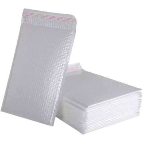 White Pearlescent Film Bubble Bag Express Thickened Clothes Packing Bubble Bag Bubble Film Envelope Bag Wholesale