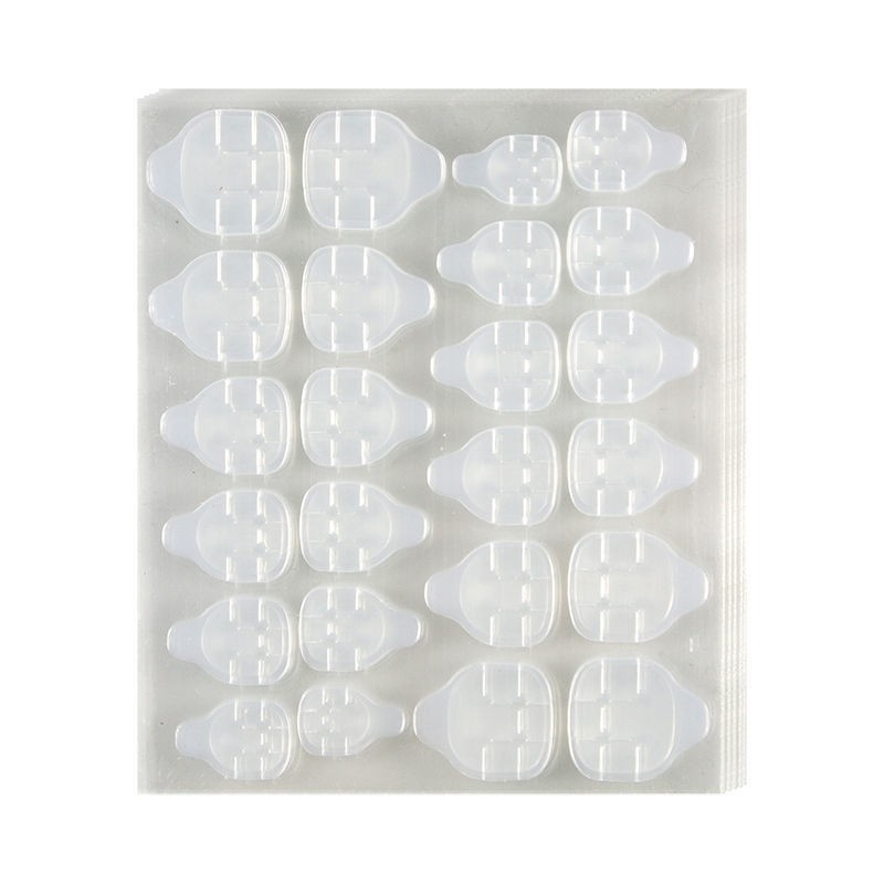 Ultra-thin jelly glue yellow glue 3MM manicure stickers high viscosity holiday nails double-sided wearable nail stickers long-lasting wholesale