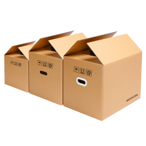 Shanghai source manufacturer corrugated carton wholesale customization moving express packaging box special hard logistics packaging box customization