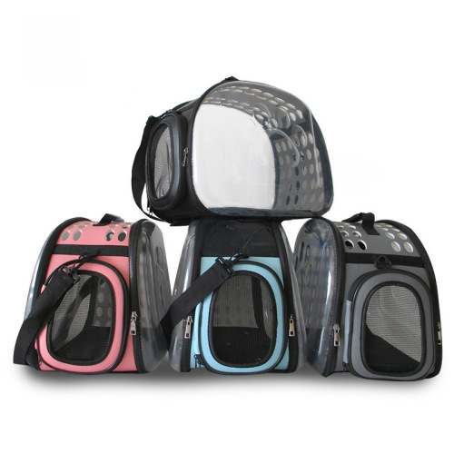 Portable dog bag, space bag, large capacity pet bag, foldable and breathable portable cat bag, dog backpack, pet box when going out