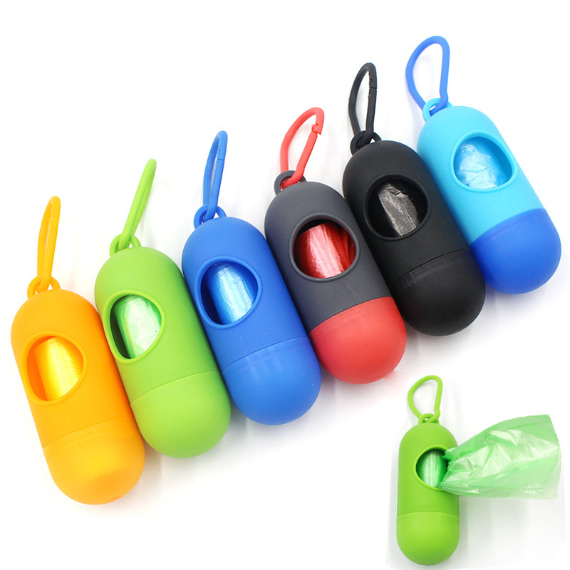 Pet Garbage Bag Storage Box Dog Portable Pickup Bag Dispenser Cat Cleaning Garbage Box Set Ready in Stock