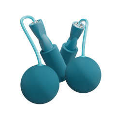 Dual-purpose cordless big ball skipping rope weight-bearing double bearing cordless skipping rope indoor training fitness materials steel wire skipping rope wholesale