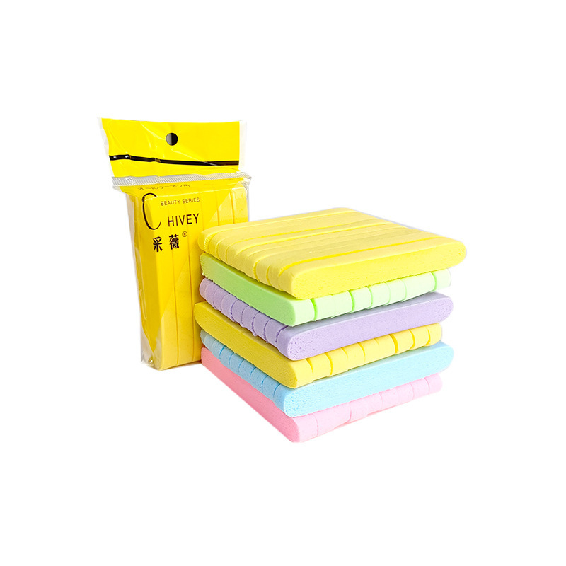 Caiwei compression strips can cross-border quality seaweed cleansing puff to remove makeup and soak in water to enlarge the compressed face cleaning puff