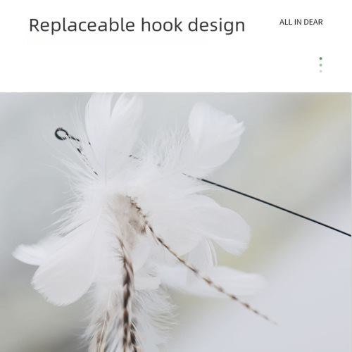 Cross-border popular cat toy detachable wire cat teasing rod strong suction cup cat teasing stick cat toys