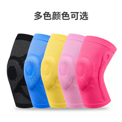 Cross-border new thin breathable sports knee pads knitted pressurized anti-collision knee pads basketball running cycling fitness protective gear