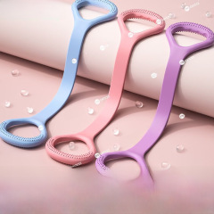 Figure 8 puller open back fitness women's stretch belt elastic band exercise equipment home open shoulder beauty back yoga artifact