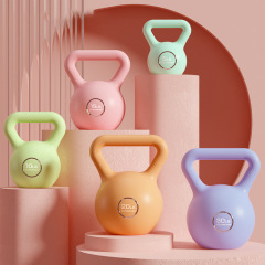 Macaron color kettlebell ladies small dumbbell home squat fitness equipment personal training slim arm training arm muscle lifting kettle