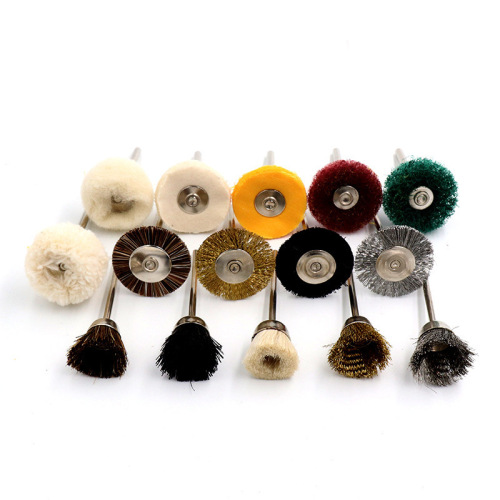 IYR7 jade polishing brush copper brush literary toy cleaning and polishing tool wool brush horse bristle brush rust removal steel wire brush batch