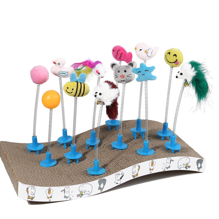 Fun corrugated cat scratching board shaker, cat toy shaker, cat self-pleasure toy, cat scratching board toy