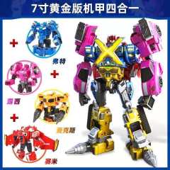 Genuine mini-agent deformation toy mecha full set fit Fordmax weapons boy holiday gift