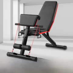 Household dumbbell stool bench press bench bench press bench supine board folding dumbbell bench multi-functional trainer fitness equipment