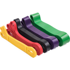 Fitness elastic band TPE strength training resistance band pull-up pull-up belt auxiliary squat yoga pull band