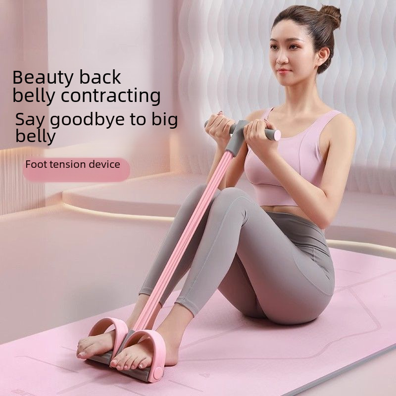 Small multifunctional pedal tensioner, sit-up assistor, home slimming yoga pedal tension rope wholesale