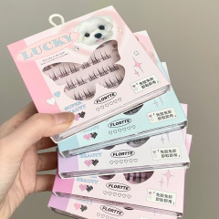 FLORTTE/FLORTTE self-adhesive glue-free false eyelashes segmented no-removal natural novice lazy trilogy