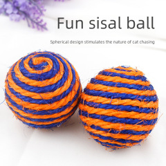 Hemp Rope Toy Pet Toy Sisal Ball Cat Toy Cat Scratching Toy Pet Toy Sisal Toy Funny Cat Toy