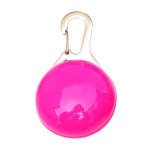 TEMU's popular pet luminous pendant LED dog night light accessories dog walking light anti-lost silicone pet light